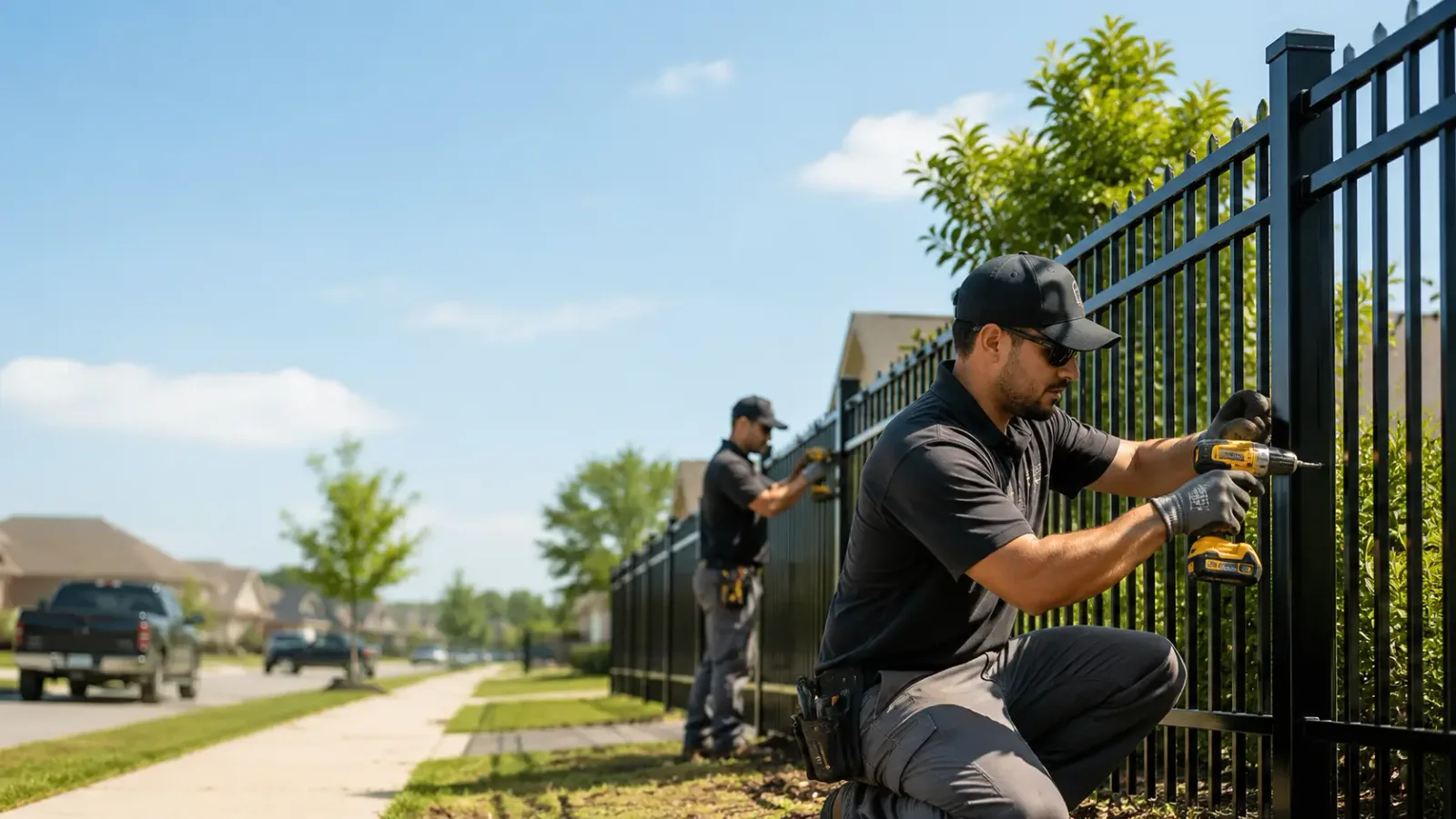 Metal Fence Installation in Grand Cane, LA